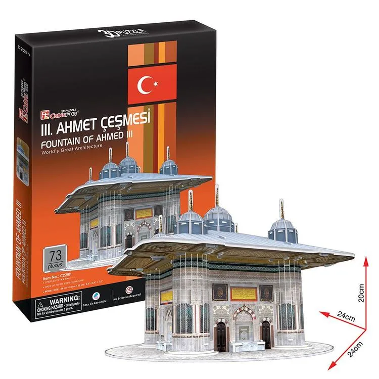 NECOTOYS CUB/C229H CUBIC FUN 3. AHMET ÇEŞMESİ 3D PUZZLE