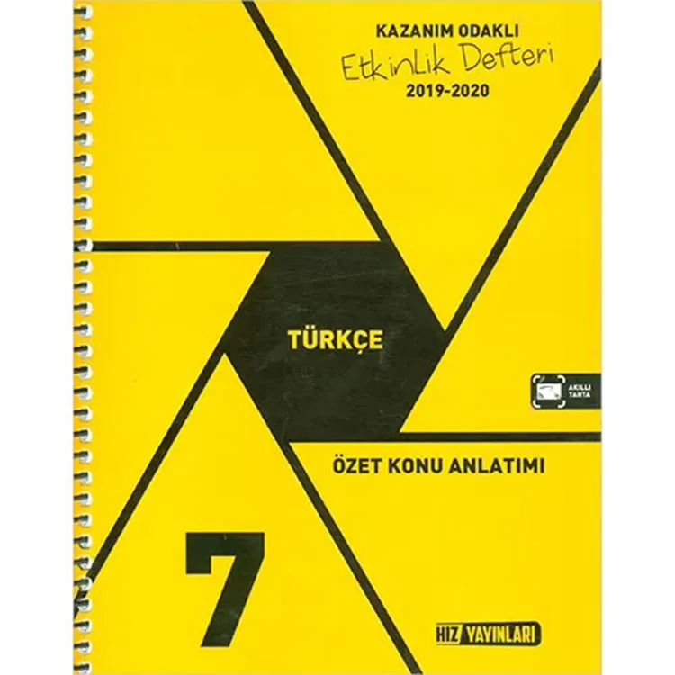 HIZ 7. SINIF TÜRKÇE KAZANIM ODAKLI ETKİNLİK DEFTERİ