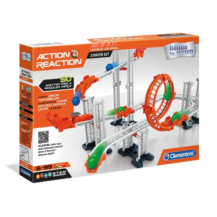 CLEMENTONI 64953 ACTION & REACTION STARTER SET