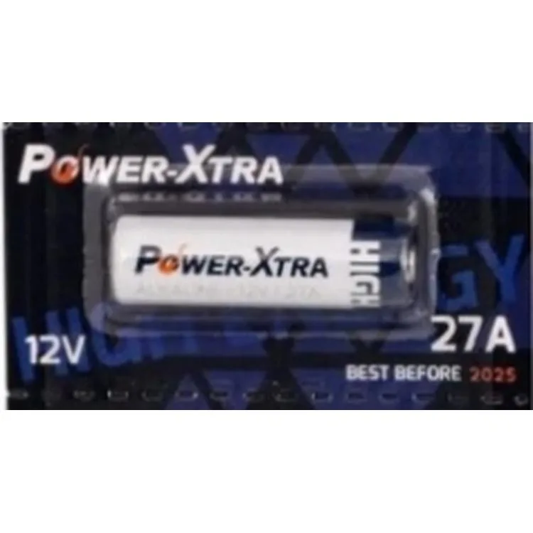 POWER-XTRA 12V/27A ALKALİN 27A TEKLİ PİL 12V - TEKLİ