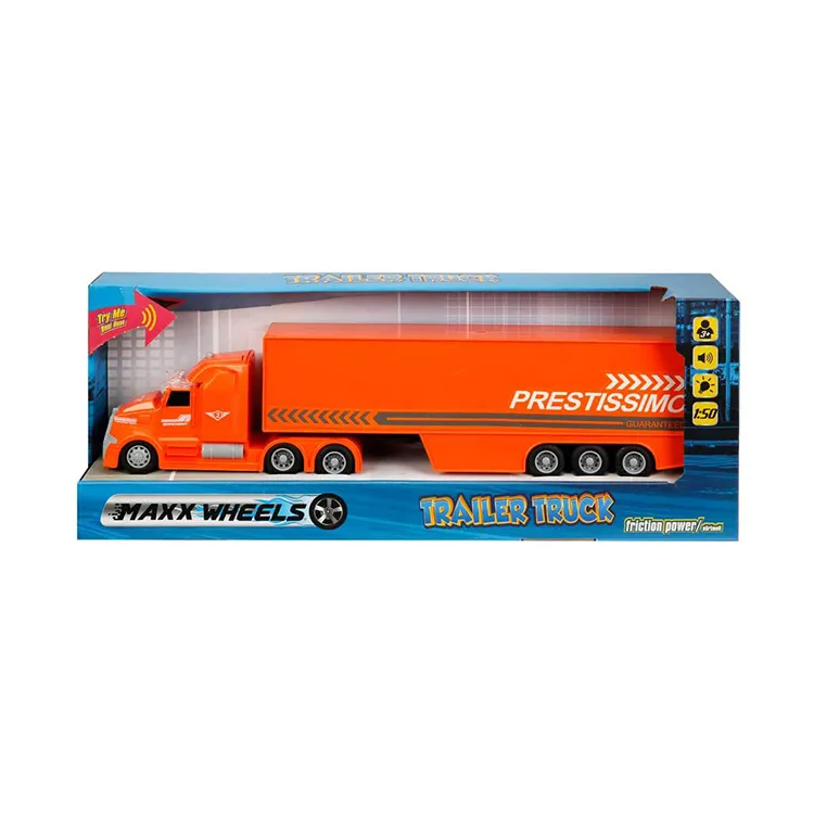 MAXX WHELLS - S00002325 SESLİ VE IŞIKLI TIR KONTEYNER 36 CM