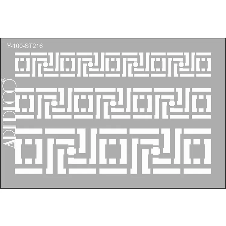 ARTDECO STENCİL A4 BORDÜR 216