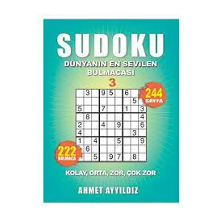 SUDOKU DÜNYANIN EN SEVİLEN BULMACASI - 3