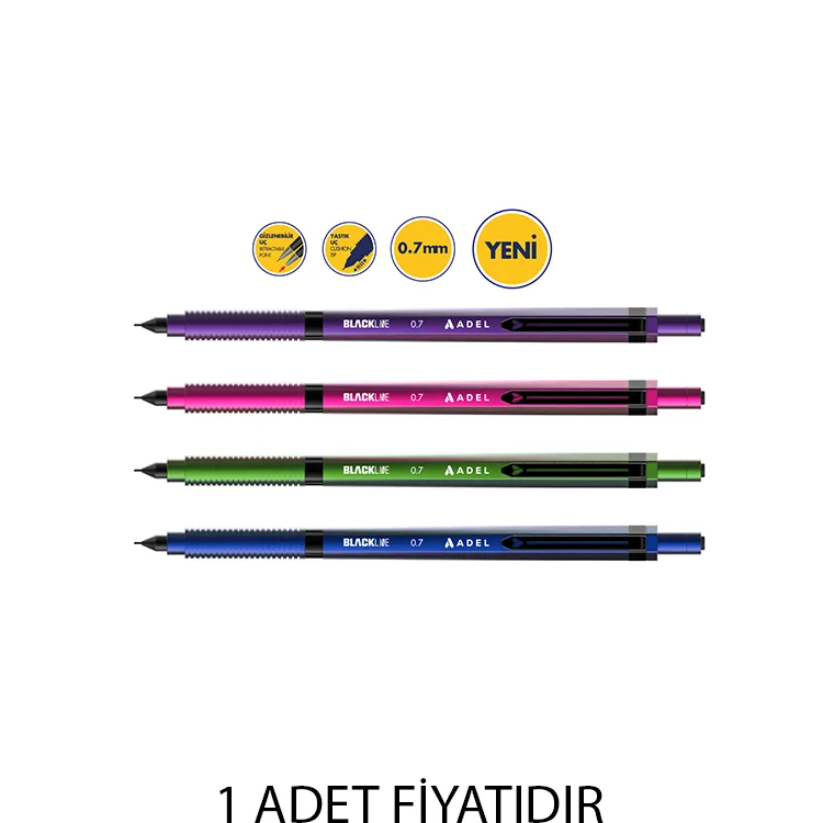 ADEL BLACKLINE 0.7mm MEKANİK VERSATİL KALEM - 2120000031