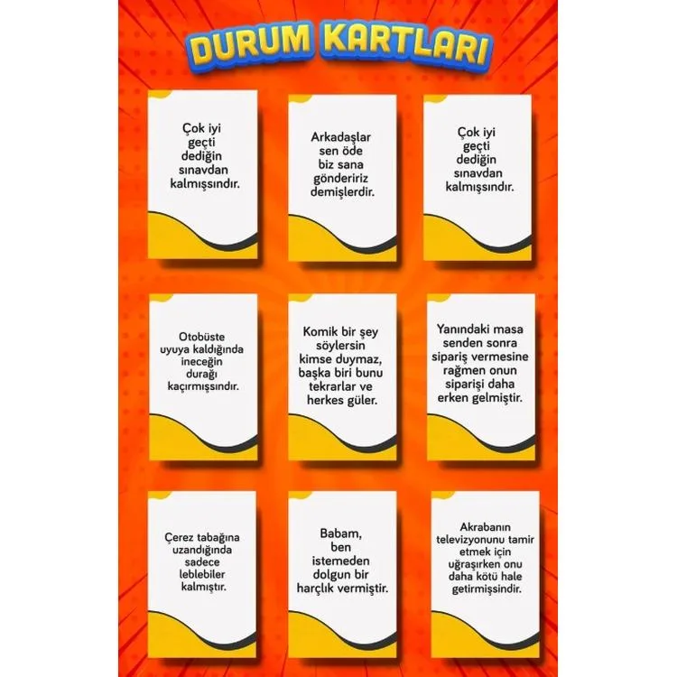 MOLFY WHAT DO YOU MOOD MODUNU GÖSTER MODUNU BUL KART OYUNU 242 KART 14+