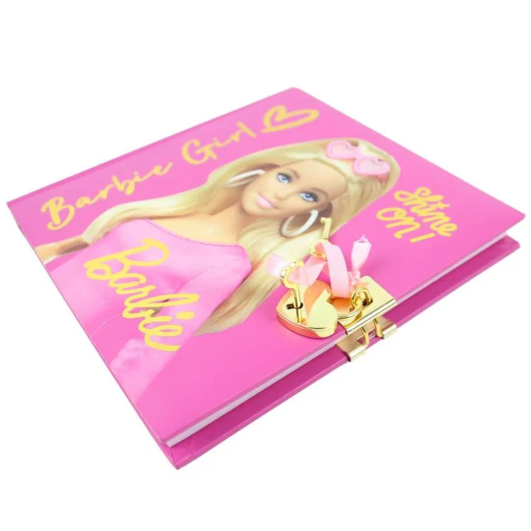 CEM BARBIE B-7790 KİLİTLİ HATIRA DEFTERİ 18X18cm ÇİZGİLİ