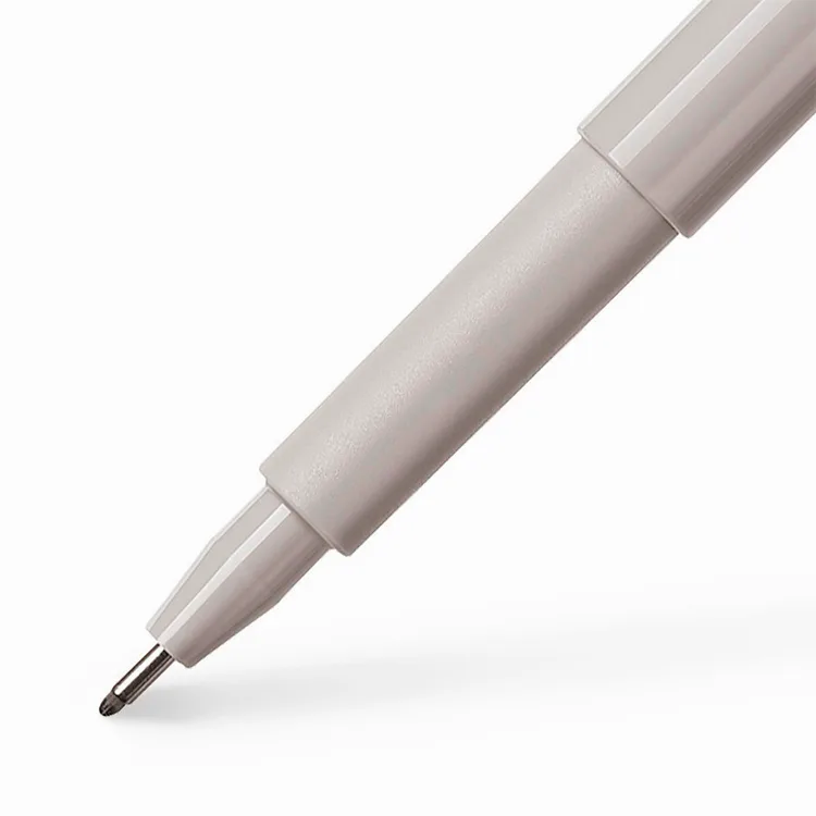 FABER CASTELL 1554 BROADPEN 0.8mm. KEÇE UÇLU KALEM PASTEL GRİ