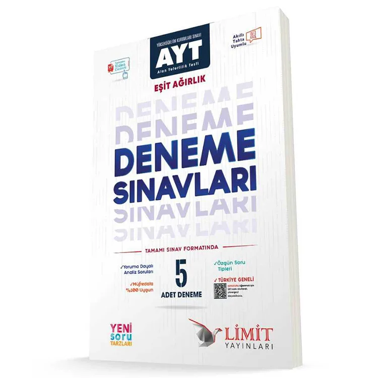 LİMİT AYT EŞİT AĞIRLIK 5'Lİ DENEME SINAVLARI