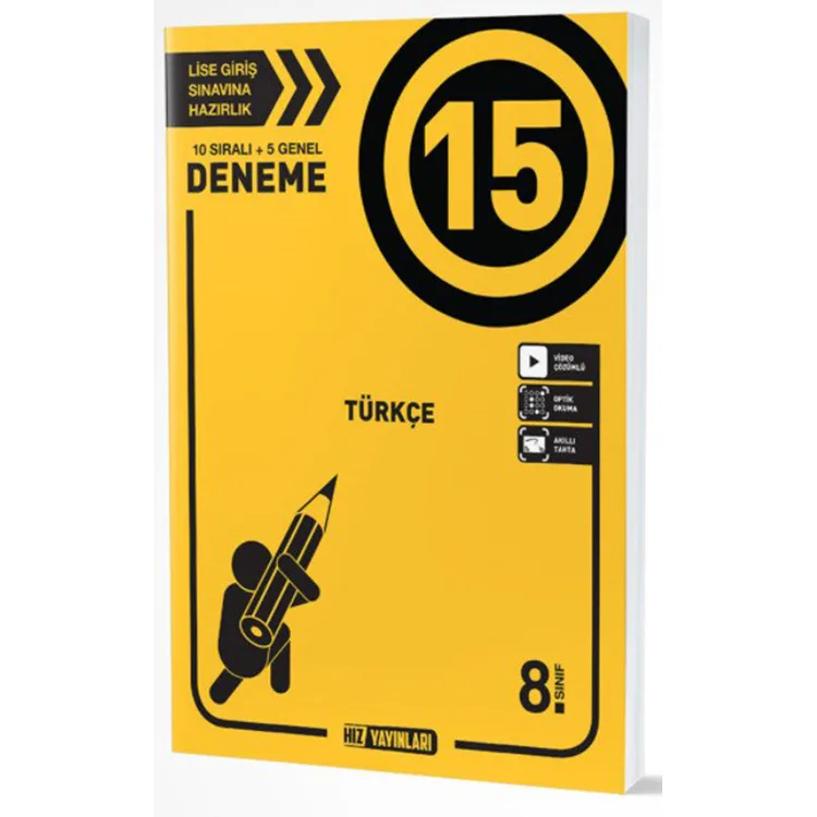 HIZ 8. SINIF TÜRKÇE 15'Lİ DENEME