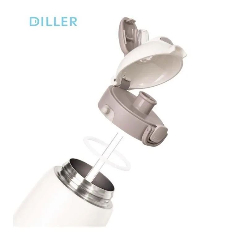 VAGONLİFE DILLER PASLANMAZ ÇELİK PİPETLİ/PİPETSİZ KULLANIM MATARA/TERMOS 9073 700ML BLUE