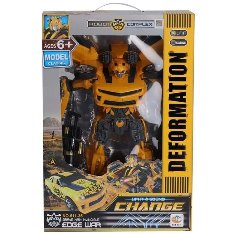 KARSAN 611-35 BÜYÜK BOY DÖNÜŞEBİLEN ROBOT/ ARABA SESLİ IŞIKLI CLASSIC MODEL 3+