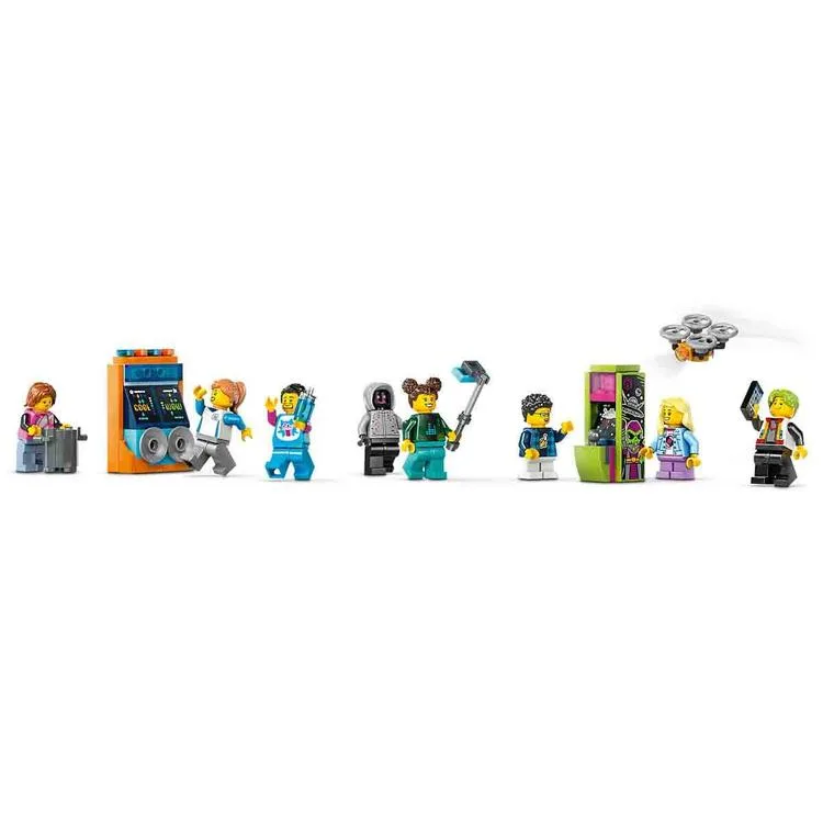 LEGO CITY 60421 ROBOT DÜNYASI HIZ TRENİ PARKI