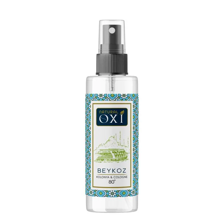 OXİ NATURAL PREMİUM 80° KOLONYA 150ML PET ŞİŞE KUTULU - BEYKOZ
