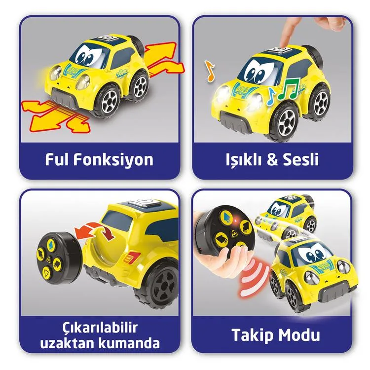 NECOTOYS SILVERLIT TOKOO 81013 SARI BENİ TAKİP ET ARACIM