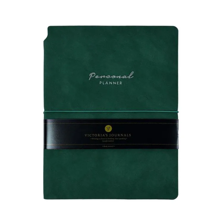 VICTORIA'S JOURNALS 1824 KUKA SOFT KAPAK NOTEBOOK 14.8x21cm A5 80gr.96YP. ÇİZGİLİ DEFTER YEŞİL