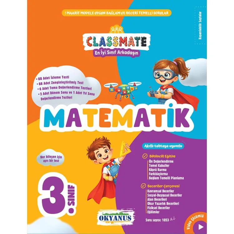 OKYANUS 3. SINIF CLASSMATE MATEMATİK SORU BANKASI
