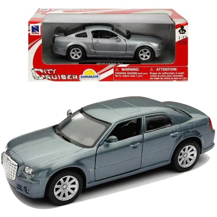 SUNMAN 50333B CITY CRUISER 1:32 CHRYSLER 300C DIE CAST MODEL METAL ARABA KUTULU 5+ -TEKLİ