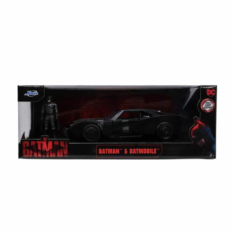 SİMBA JADA 3215010 BATMAN BATMOBILE 1:24 DIE CAST FİGÜR METAL ARABA 8+