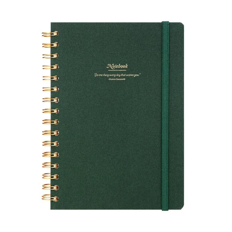 VICTORIA'S JOURNALS 1601 CANVAS SERT KAPAK A5 100gr.160 SYF. ÇİZGİLİ DEFTER YEŞİL