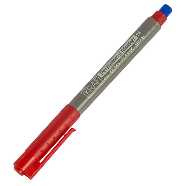 KRAF 260M ASETAT KALEMİ SİLGİLİ (M) KIRMIZI
