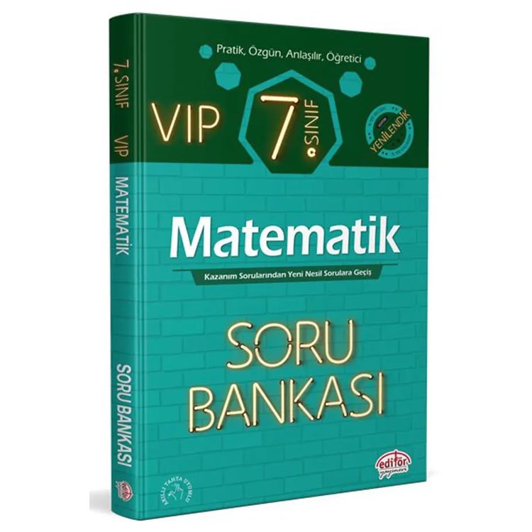 EDİTÖR 7.SINIF VIP MATEMATİK SORU BANKASI