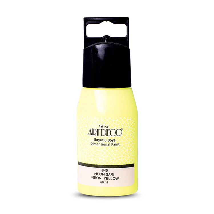 ARTDECO NEON BOYUTLU BOYA 60 ml N.SARI 645