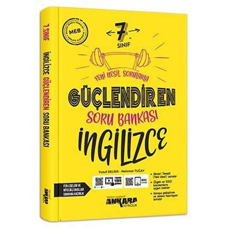 ANKARA 7.SINIF GÜÇLENDİREN İNGİLİZCE SORU BANKASI