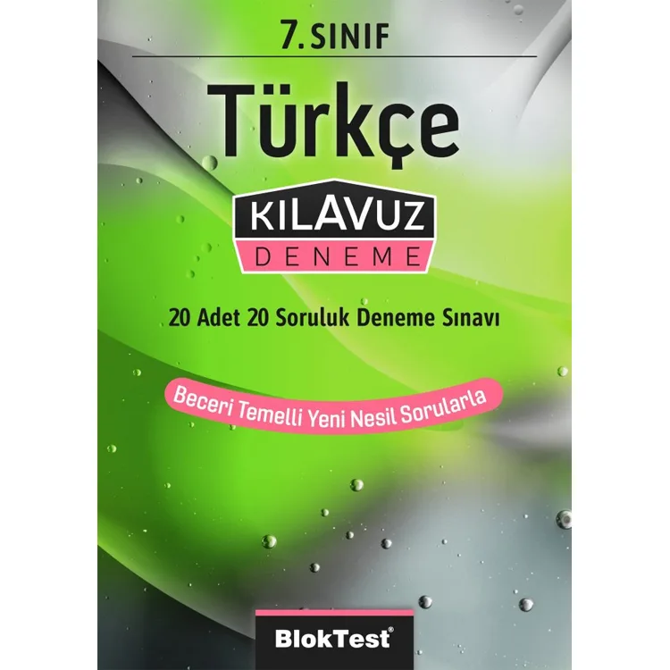 BLOKTEST 7.SINIF TÜRKÇE KILAVUZ DENEME - 2025 MÜFREDAT