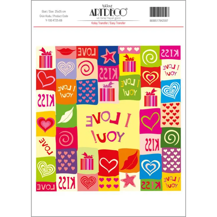 ARTDECO KOLAY TRANSFER 25X35CM DESEN 69