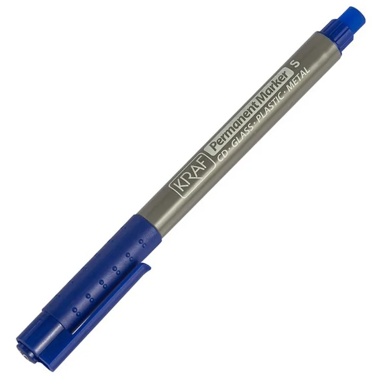 KRAF 270S ASETAT KALEMİ SİLGİLİ (S) MAVİ