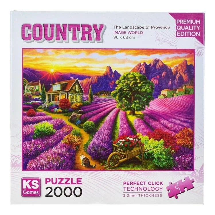 KS GAMES 22532 THE LANDSCAPE OF PROVENCE 96x68cm YAPBOZ/PUZZLE 2000 PARÇA