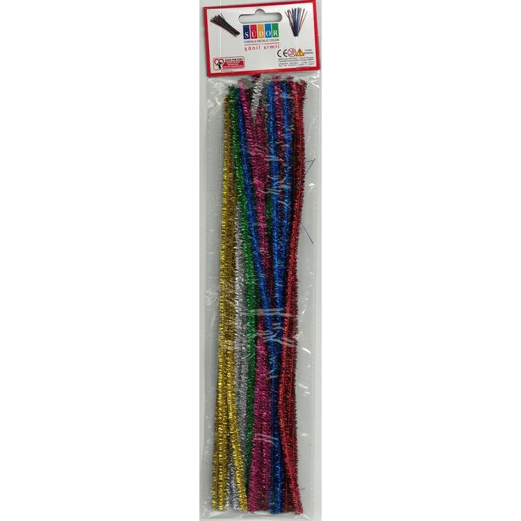 ŞÖNİL SİMLİ ŞÖNİL 30 CM 20'Lİ SS05