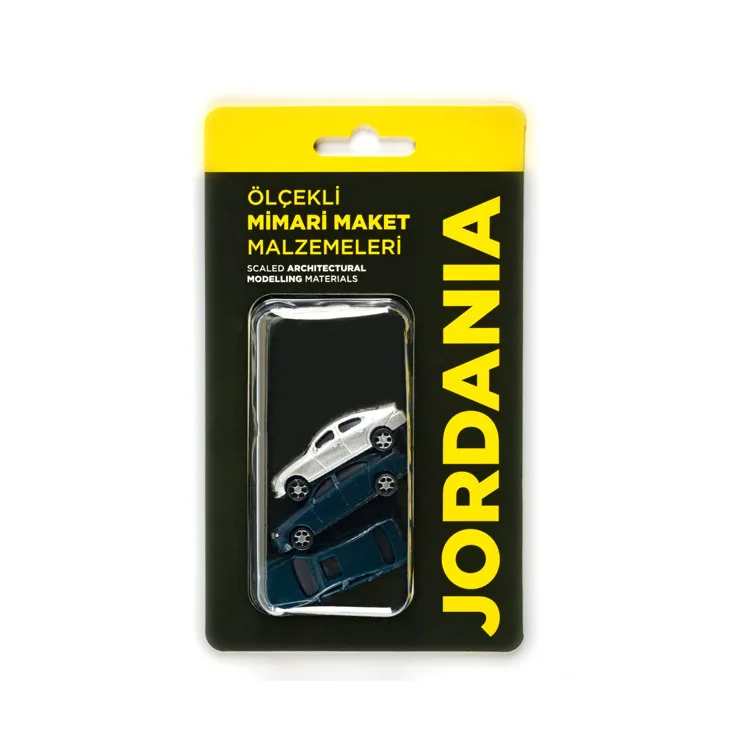 JORDANIA MAKET JE02-TŞ1100 ÖLÇEKLİ ARABA 1/100 42mm. 3'LÜ TEK PAKET