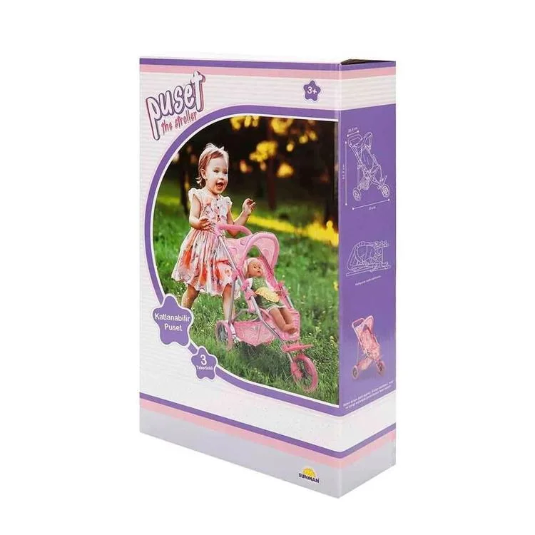 SUNMAN 9326C 3 TEKERLEKLİ METAL PUSET