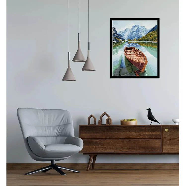 DIAMOND DOTZ DD9.056 FJORD TRAVEL 41x51 cm BONCUK TABLO KİTİ