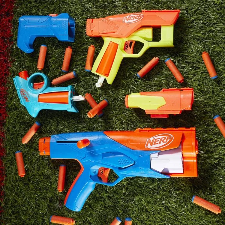 HASBRO F8633 NERF N SERİSİ GEAR UP PACK SÜNGER ATAN SİLAH 18 MERMİ 8+