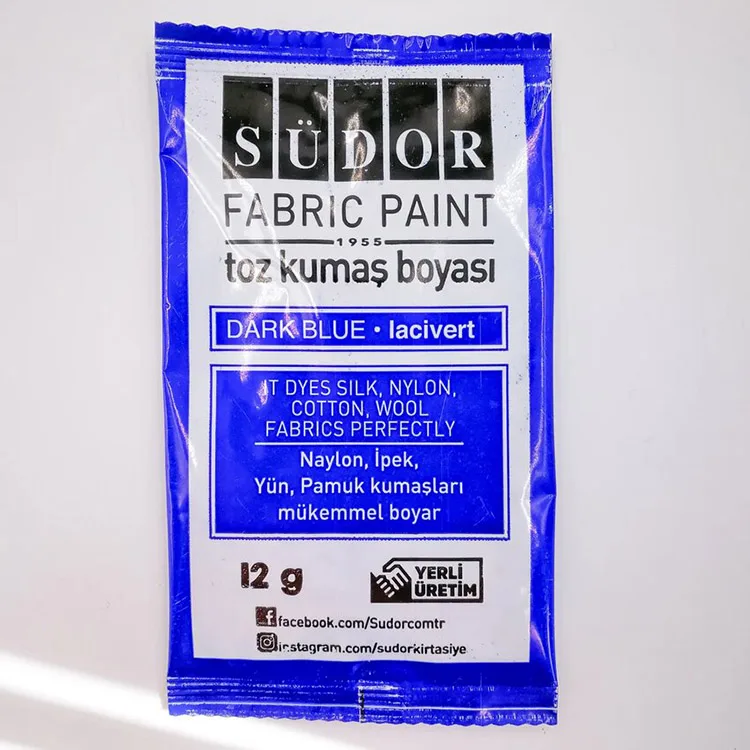 SÜDOR KB05 TOZ KUMAŞ BOYASI LACİVERT