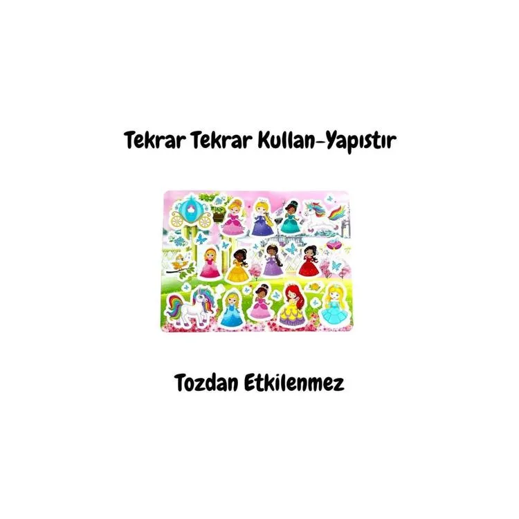 LİNO LS-301 TEKRAR TEKRAR KULLANILABİLEN STICKER - PRINCESS GARDEN