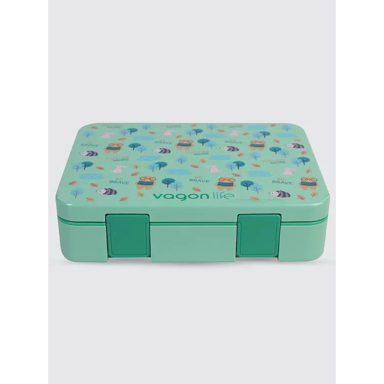UZSPACE VGN-091 4 BÖLMELİ YEMEK KABI - LUNCH BOX 1300 ML YEŞİL