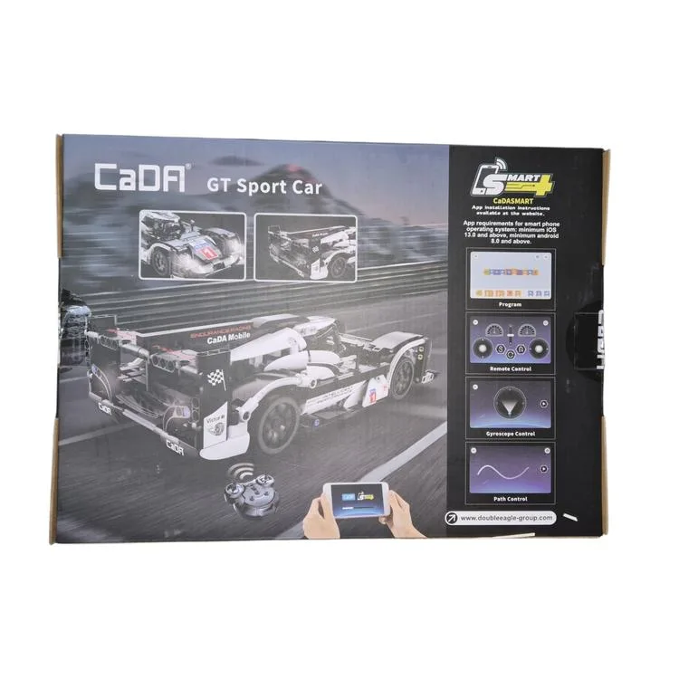 VAGONLIFE CADA C51307W GT SPORT CAR 427 PARÇA DUAL MODE CONTROL BLOCK OYUNCAK 6+