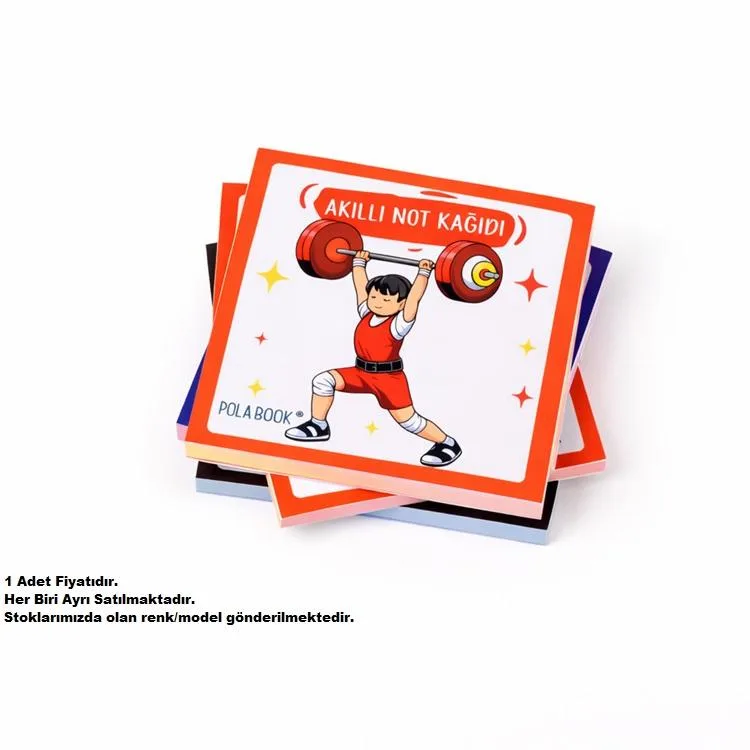 POLA BOOK HKP102 SMART POST-İT ELEKTROSTATİK SÖK-TAK 6.8x6.8cm 100 YP. AKILLI NOT KAĞIDI - TEKLİ