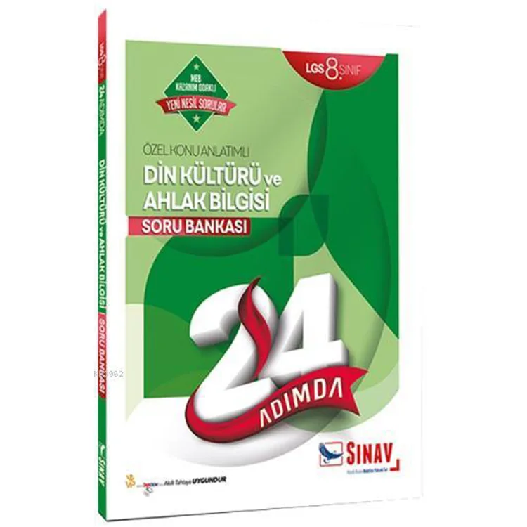 SINAV 8. SINIF LGS DİN KÜLTÜRÜ VE AHLAK BİLGİSİ 24 ADIMDA ÖZEL KONU ANLATIMLI SORU BANKASI
