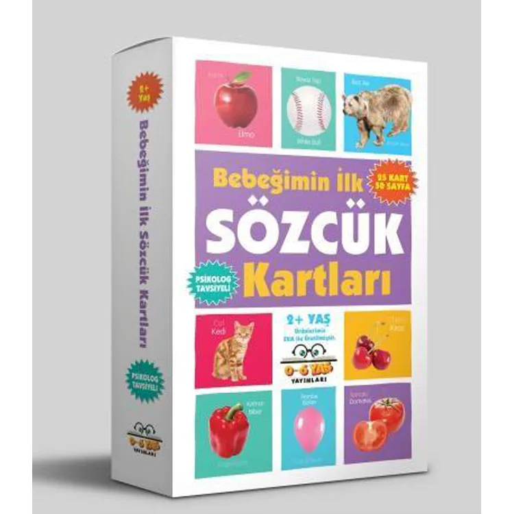 BEBEĞİMİN İLK SÖZCÜK KARTLARI 2 YAŞ