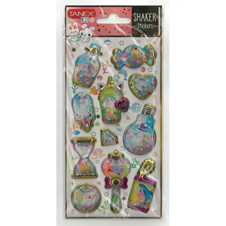 TANEX KIDS TNX-26108 SULU PUFFY ETİKET SERİ 8- 1 ADET
