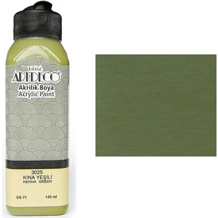 ARTDECO AKRİLİK BOYA 140 ML. KINA YEŞİLİ