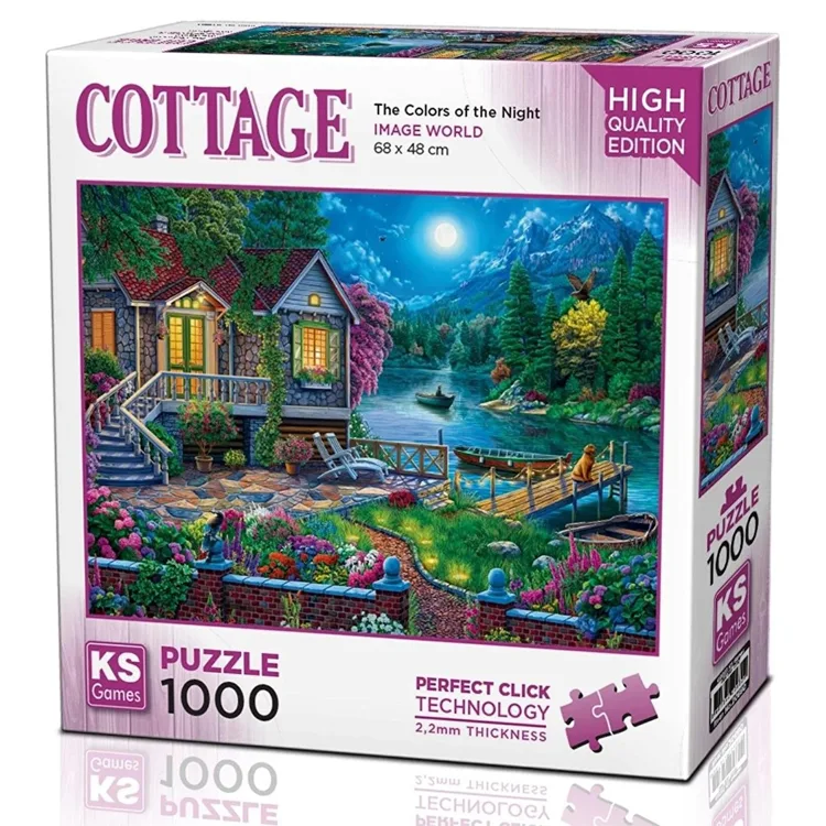 KS GAMES 20680 THE COLORS OF THE NIGHT 48x68cm YAPBOZ/PUZZLE 1000 PARÇA