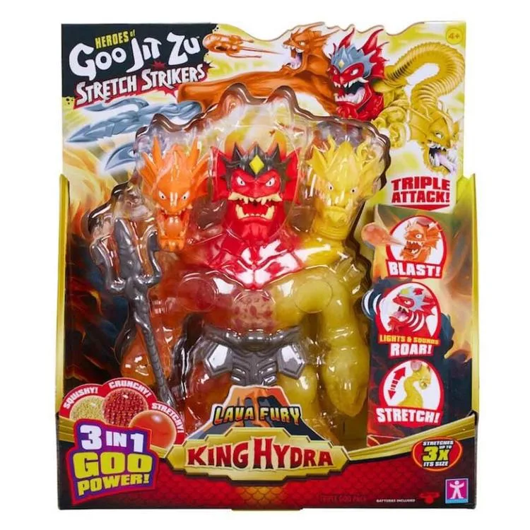 GIO GOOJITZU GJT56000 STRETCH STRIKERS 3N1 KING HYDRA STREÇ ESNEYEBİLEN FİGÜRÜ 4+
