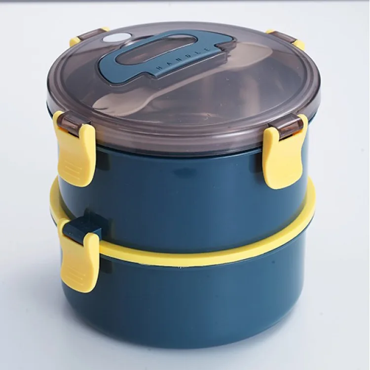 VAGONLİFE PASLANMAZ ÇELİK İKİ KATLI YEMEK KABI - LUNCH BOX XC-397 1600 ML