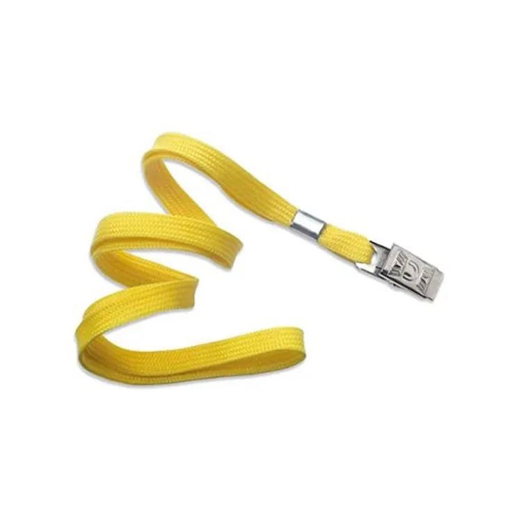 KRAF 510G METAL KLIPSLİ KART ASKI İPİ SARI