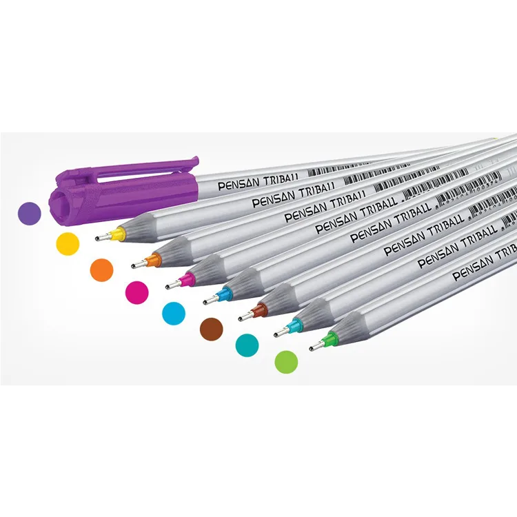 PENSAN TRIBALL TÜKENMEZ KALEM 1mm. PEMBE